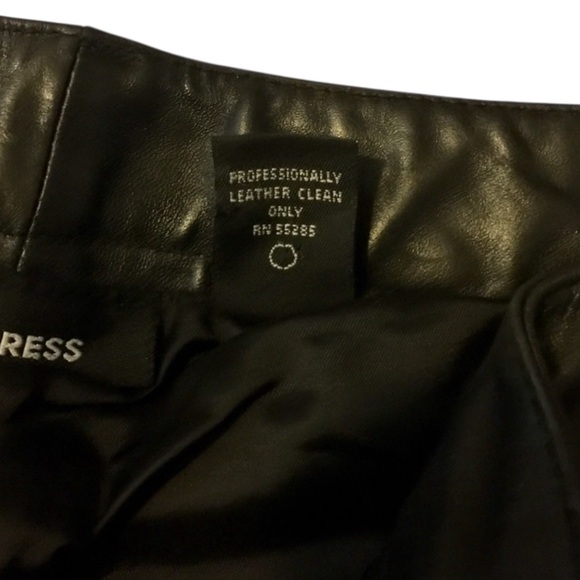Express Genuine Leather Pants Size 1/2 - Picture 6 of 9